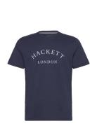 Heritage Ess Tee Designers T-Kortærmet Skjorte Navy Hackett London