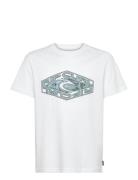 Refill Tee -Boy Tops T-Kortærmet Skjorte White Rip Curl