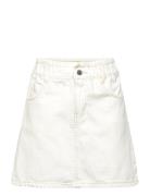 Denim Mini-Skirt Dresses & Skirts Skirts Denim Skirts White Mango