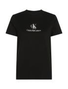 Shadow Graphic Regular Tee Tops T-shirts & Tops Short-sleeved Black Ca...