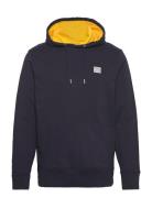 Contrast Sweat Hoodie Tops Sweatshirts & Hoodies Hoodies Navy GANT