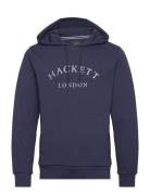 Heritage Ess Hoody Designers Sweatshirts & Hoodies Hoodies Navy Hacket...