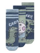 Nmmadinis Peppapig 3P Sock Cplg Sokker Strømper Green Name It