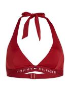 Halter Rp Swimwear Bikinis Bikini Tops Triangle Bikinitops Red Tommy H...