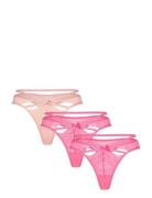 3-Pack String G-streng Undertøj Pink Hunkemöller