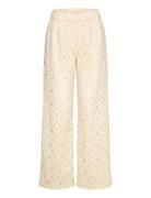 Shelly Pants Bottoms Trousers Wide Leg Cream Noella