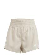 Pacer Wvn High Sport Shorts Sport Shorts Beige Adidas Performance