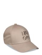 Jude-Stacked Designers Headwear Caps Beige HUGO