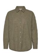 Fquniqua-Shirt Tops Shirts Long-sleeved Green FREE/QUENT