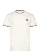 Twin Tipped T-Shirt Designers T-Kortærmet Skjorte White Fred Perry