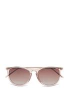 Vanille Sunglasses Crystal Brown/Gold Solbriller Pink Pilgrim