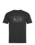 T-Shirt Tops T-Kortærmet Skjorte Black Armani Exchange