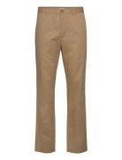 Marcus Light Twill Trousers Designers Trousers Chinos Beige WOOD WOOD