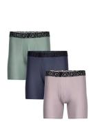 Ua Performance Tech - Solid 6 In 3Pk Boxershorts Multi/patterned Under...