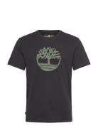 Camo Tree Logo Short Sleeve Tee Tops T-Kortærmet Skjorte Black Timberl...