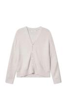 Wwtrue Tops Knitwear Cardigans Grey WOOD WOOD