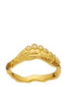 Selene Ring Ring Smykker Gold Maanesten