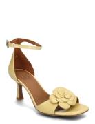 Sandals Sandal Med Hæl Yellow Billi Bi