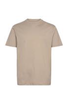 T-Shirt Tops T-Kortærmet Skjorte Beige Armani Exchange