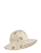 Amelia Reversible Sun Hat Solhat Beige Liewood