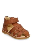 Sandals - Flat - Closed Toe - Shoes Summer Shoes Sandals Brown ANGULUS