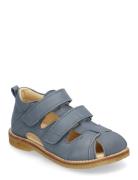 Sandals - Flat - Closed Toe Shoes Summer Shoes Sandals Blue ANGULUS