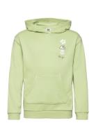 Surf Feeling Hoodie Terry Tops Sweatshirts & Hoodies Hoodies Green Rox...