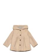 Hooded Jacket Skaljakke Outdoorjakke Brown Mango