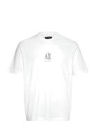 T-Shirt Tops T-Kortærmet Skjorte White Armani Exchange