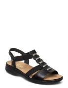 64580-00 Flade Sandaler Black Rieker