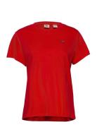 Perfect Tee Poppy Red Tops T-shirts & Tops Short-sleeved Red Levi's®