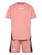 Hmlmulti Pl Set Kids Sport Sets With Short-sleeved T-shirt Pink Hummel