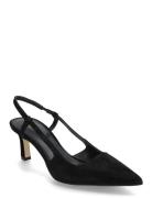 Alora Mid Sling Shoes Sling Backs Heeled Slingbacks Black Michael Kors