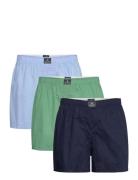 Cotton Boxer 3-Pack Underwear Boxer Shorts Blue Polo Ralph Lauren