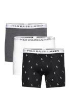 Stretch Cotton Boxer Brief 3-Pack Boxershorts Black Polo Ralph Lauren