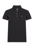 Levis Hm Polo Caviar Tops T-shirts & Tops Polos Black Levi's®