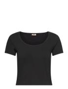 Mars Corset Tee Caviar Tops T-shirts & Tops Short-sleeved Black Levi's...