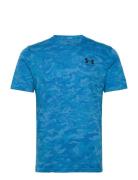 Ua Abc Camo Ss Tops T-Kortærmet Skjorte Blue Under Armour
