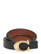 Belt 25Mm Bælte Black Coach