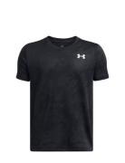 Ua Tech Vent Jcqrd Ss Tops T-Kortærmet Skjorte Black Under Armour