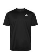 Club Tee Sport Men Sports Clothes Sport Tops Sport T-Skjorte Black Adi...