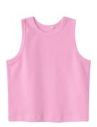 Nkfnakal Sl Short Top Noos Tops T-shirts Sleeveless Pink Name It