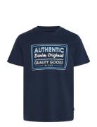 Bhjohan Tee Tops T-Kortærmet Skjorte Navy Blend