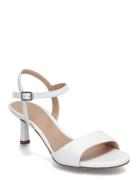 Nahianto Sandal Med Hæl White UNISA