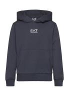 Sweatshirt Tops Sweatshirts & Hoodies Hoodies Navy EA7