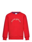 Tnness Sweatshirt Tops Sweatshirts & Hoodies Sweatshirts Red The New