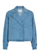 Vivikea Denim Trenchcoat Jacket Jakke Denimjakke Blue Vila
