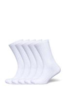 5-Pack Rib Socks Underwear Socks Regular Socks White Weekday