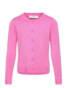 Rkdenise Ls Regular Cardigan Tops Knitwear Cardigans Pink Rosemunde Ki...