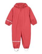 Basic Rainwear Suit -Pu Outerwear Coveralls Rainwear Coveralls Red CeL...